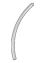 DGH97276ZA - Body: Rear Weather-strip for Mazda: CX-30 Image