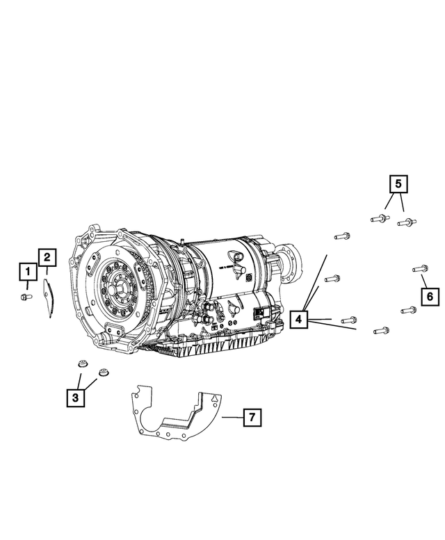 6102411AA - Transmission: Hex Head Bolt And Washer for Mopar Image
