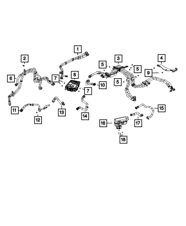 6101968 - Cooling: Hex Nut And Washer for Mopar Image