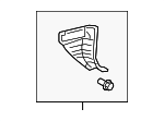 621110C030C0 - Body: Cowl Trim for Toyota: Sequoia, Tundra Image