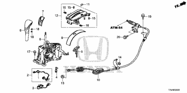 Select Lever for 2014 Honda Accord #0