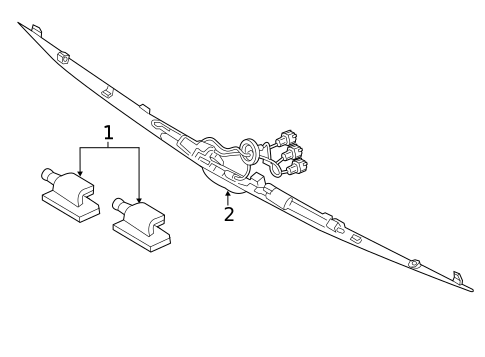 License Lamps for 2019 Lincoln Nautilus #0