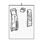 Upper Center Pillar Trim