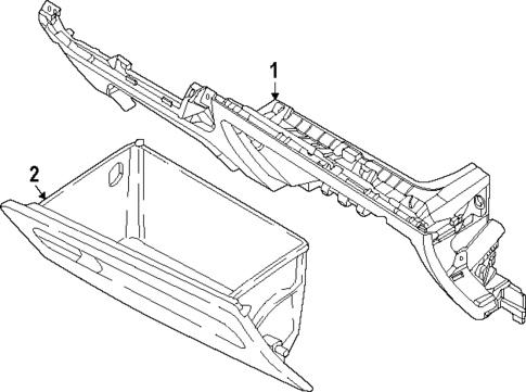 Glove Box for 2024 Hyundai Kona #0
