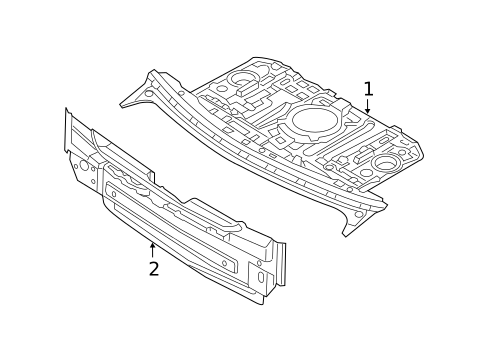 Rear Body for 2015 Hyundai Equus #0