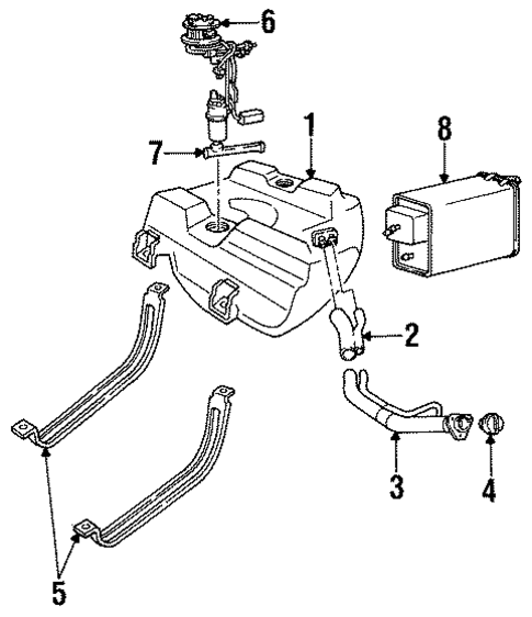 Fuel System Components for 1993 Cadillac Allante #0