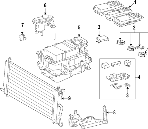 Cooling System for 2012 Lexus RX450h #0