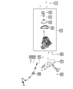 1UT703X9AH - 948TE; 9-Speed; Automatic Transmission: Transmission Shifter for Jeep: Cherokee Image