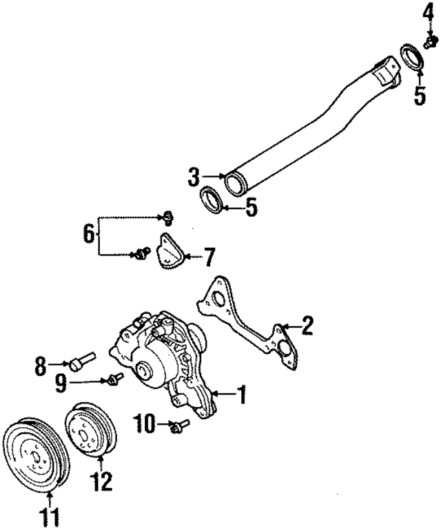 MD978764 - Cooling System: Water Pump Assembly for Mopar Image