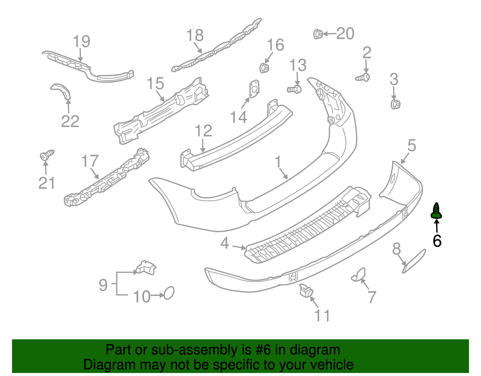 Lower Cover Bolt - Porsche (N-908-259-01)