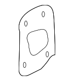 95550547000 - Body: Impact Bar Gasket for Porsche: Cayenne Image