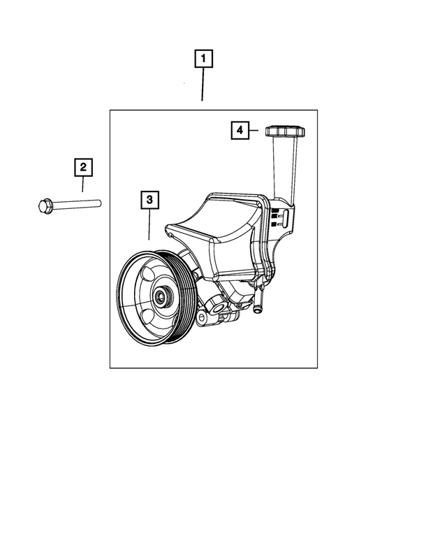 6102184AA - Steering: Hex Head Bolt And Coned Washer for Mopar Image