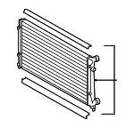5K0121251AA - Cooling System: Radiator for Volkswagen: Beetle, CC, Eos, GTI, Jetta, Passat, Rabbit, Tiguan Image