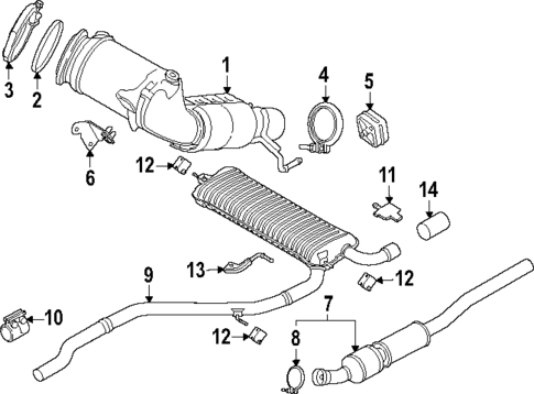 Exhaust Components for 2020 Mini Cooper Countryman #0