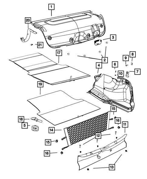 Carpets, Floor Mats, Load Floor, and Silencers for 2018 Chrysler 300 #1