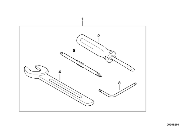 71117698786 - Parts and Accessories for Engine / Chassis: Car Tool - F650/800gs for BMW-Motorrad Image