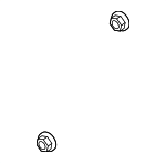 MB288653 - Body: Absorber Nut for Mitsubishi Image