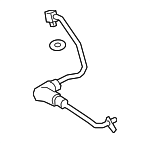 11428629969 - Engine: Oil Cooler Line for BMW: 228i Gran Coupe, 228i xDrive Gran Coupe, 230i, 230i xDrive, 330e, 330e xDrive, 330i, 330i xDrive, 430i, 430i Gran Coupe, 430i xDrive, 430i xDrive Gran Coupe, 530e, 530e xDrive, 530i, 530i xDrive, M2, M235i xDrive Gran Coupe, X1, X2, X3, X4, Z4 Image