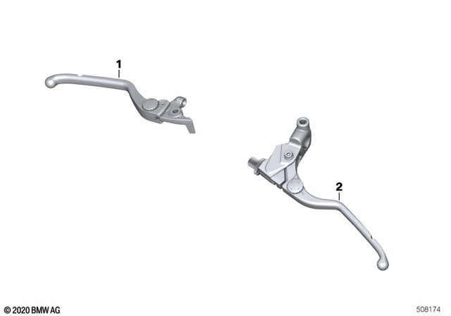 77159443011 - Ergonomics &amp; Comfort: Clutch Control Assembly for BMW-Motorrad Image