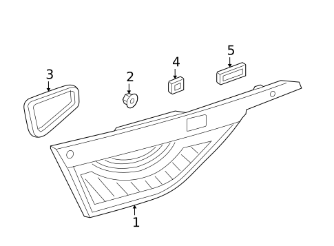 Tail Lamps for 2017 Jaguar XF #0