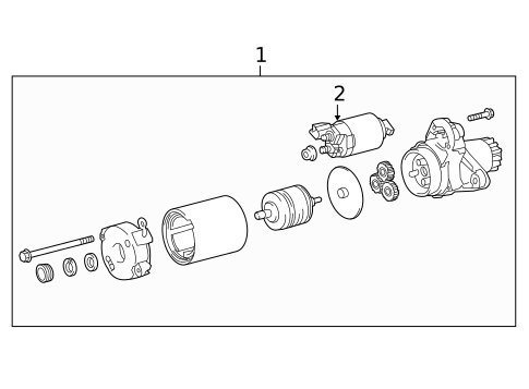 Starter for 2014 Toyota Avalon #0
