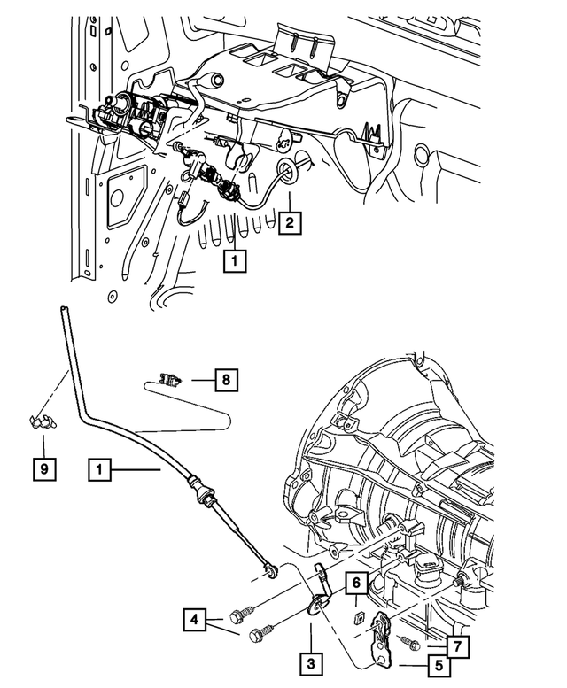 6511861AA - 66RFE; 6-Speed; Automatic Transmission: Nut for Mopar Image