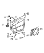 68010045AA - Doors and Related Parts: Door Shield, Left for Mopar Image