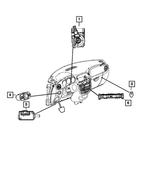 Switches for 2010 Chrysler PT Cruiser #1