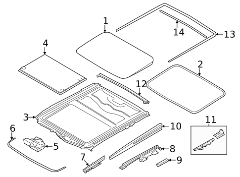 Sunroof for 2010 BMW 750Li xDrive #0