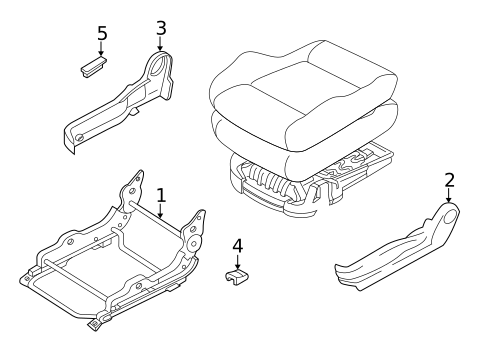 Tracks & Components for 2006 Hyundai Tiburon #1