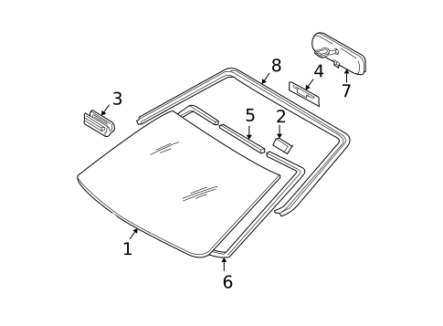 Reveal Moldings for 2007 Scion tC #0
