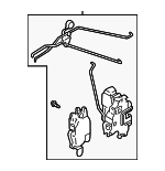 61032AE04A - Body: Lock Assembly for Subaru: Baja, Legacy, Outback Image