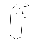 IPN500010 - Cooling System: Bracket Clip for Land Rover: LR3, Range Rover Sport Image