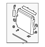 LR021777 - : Radiator for Land-Rover Image