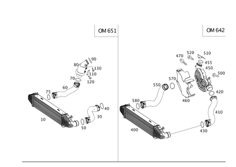 Charge Air Cooling for 2012 Mercedes-Benz E 350 #0