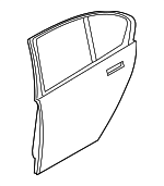 41525A2A393 - Body: Door Shell for BMW: 740Ld xDrive, 740Li, 740Li xDrive, 750Li, 750Li xDrive, 760Li, ActiveHybrid 7 Image