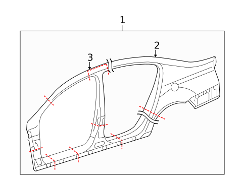 Aperture Panel for 2009 Volkswagen Passat #0