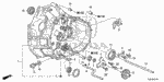 21000RDE000 - Transmission - Manual: CASE, CLUTCH for Honda Image