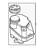 34505A51325 - Body: Reservoir Tank for BMW Image