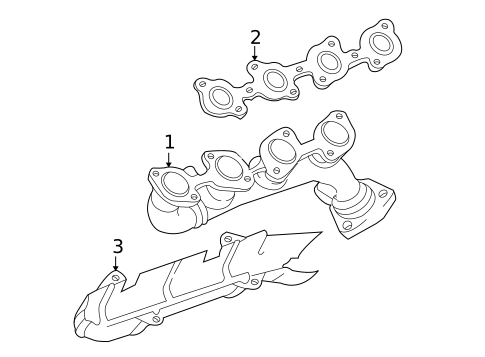 Exhaust Manifold for 2003 Toyota Sequoia #0