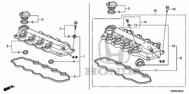 Cylinder Head Cover for 2010 Honda Insight #0