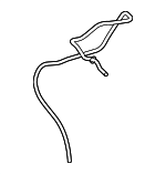 9006833072 - : 2009-2013 Toyota Corolla - Washer Hose for Toyota: Corolla Image