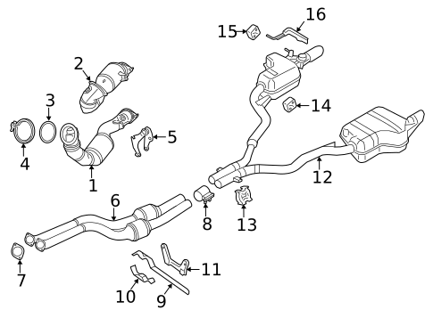 Exhaust Components for 2013 BMW Z4 #0