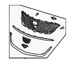 42901477 - : Upper Grille for Cadillac: CT5 Image