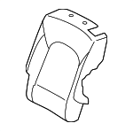 89360B8340ZZL - Body: Seat Back Cover for Hyundai Image