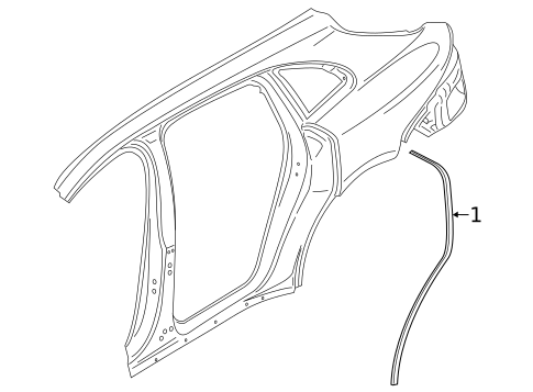 Exterior Trim - Quarter Panel for 2026 Porsche Panamera #0