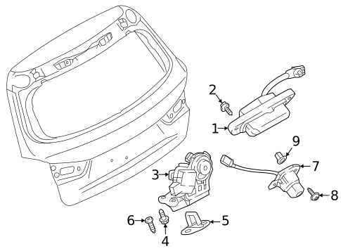 Liftgate for 2022 Mitsubishi Eclipse Cross #0