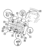 6036390AA - Interior Trim: Screw for Dodge: Neon Image