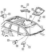 5137535AA - Electrical: Map Light Switch for Mopar Image