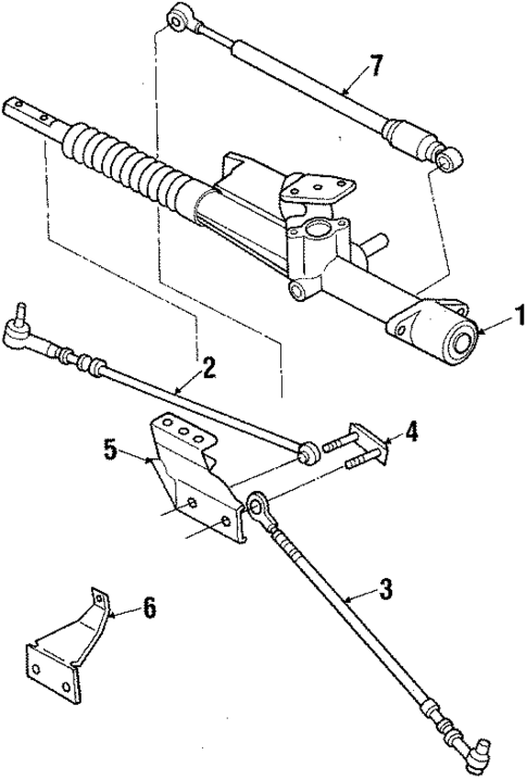Steering Gear & Linkage for 1988 Volkswagen Fox #1